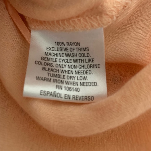 Maison Jules Peach Patterned Mini Skirt - Picture 6 of 6